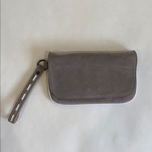 Proenza Schouler for Target grey leather wristlet